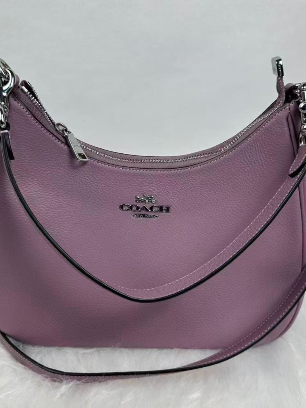 Coach Teri Hobo Bag Shoulder/Crossbody In Leather New